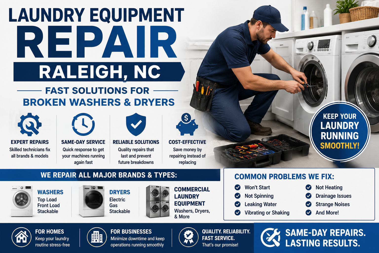 Laundry Equipment Repair
